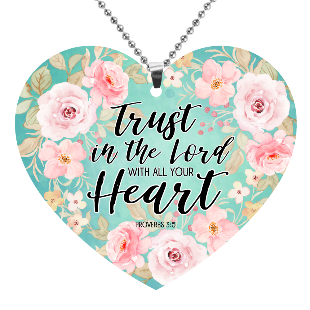 Trust In The Lord Rearview Mirror Ornament