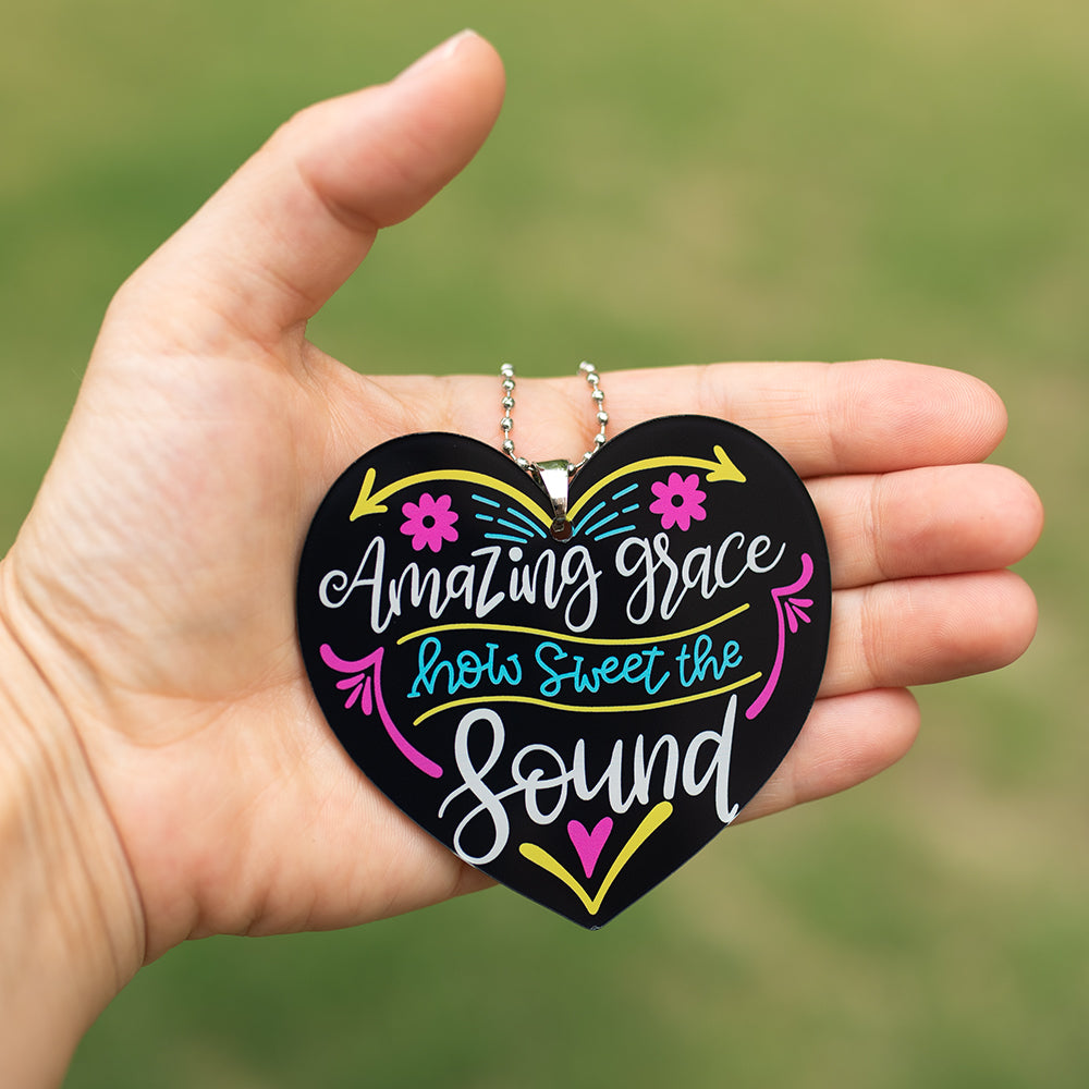 Amazing Grace Rearview Mirror Ornament