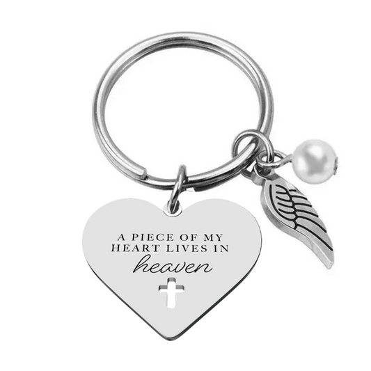 A Piece of My Heart Key Chain
